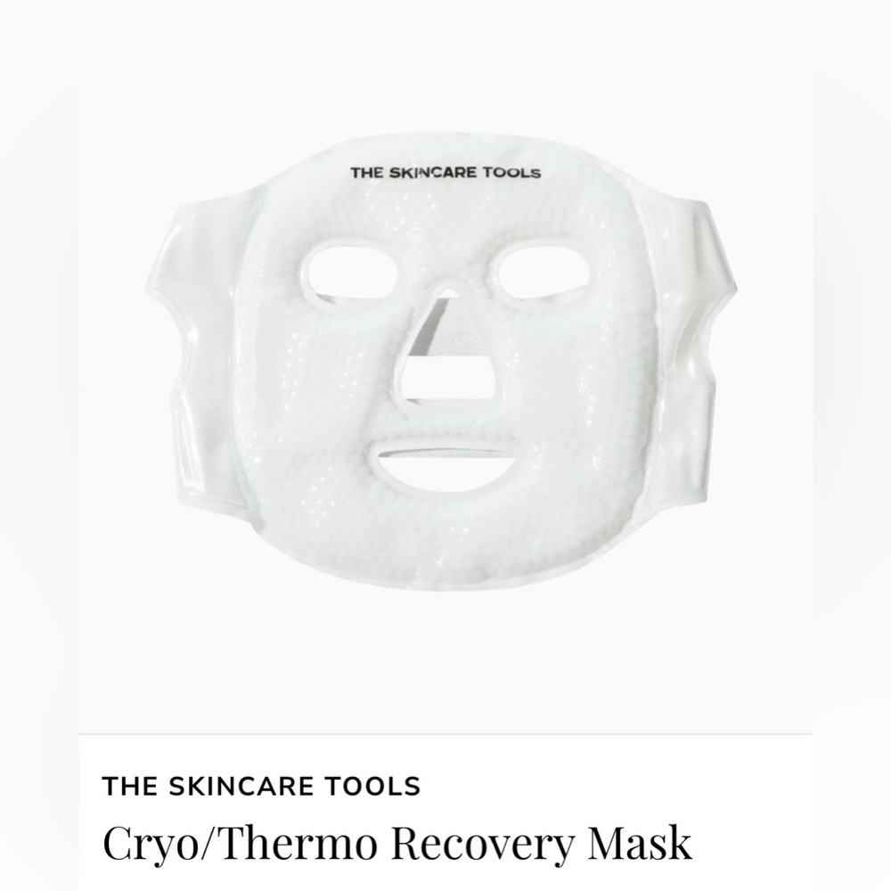 NEW White Cryo/Thermo Recovery Mask Depuffing Mask Reusable Cryo